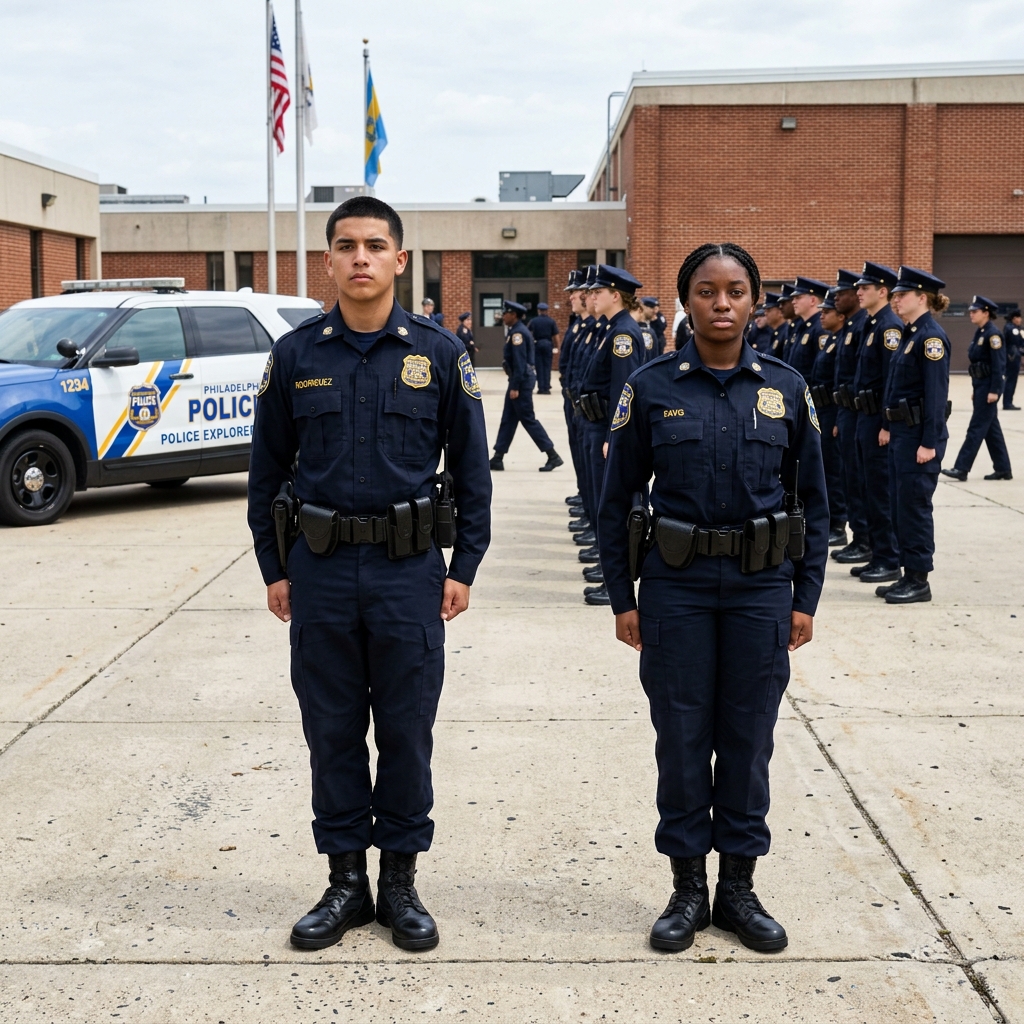 Philadelphia Police Academy Cadets